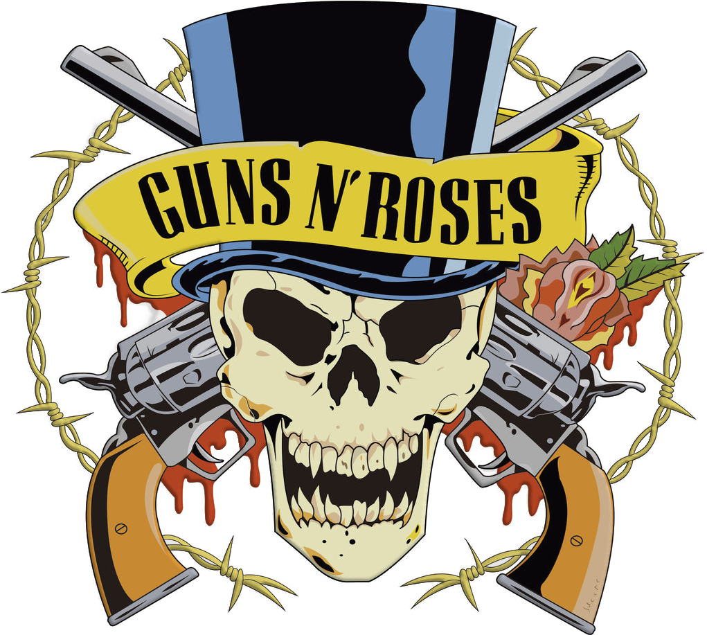 Gnr - Guns N Roses Png Clipart (1024x944), Png Download