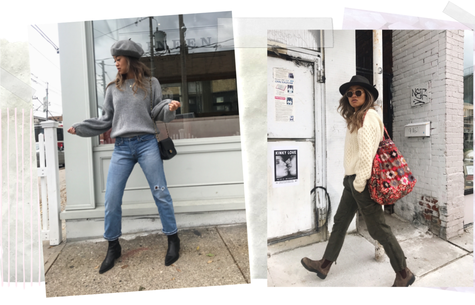 Fall In The City - Girl Clipart (2000x1333), Png Download