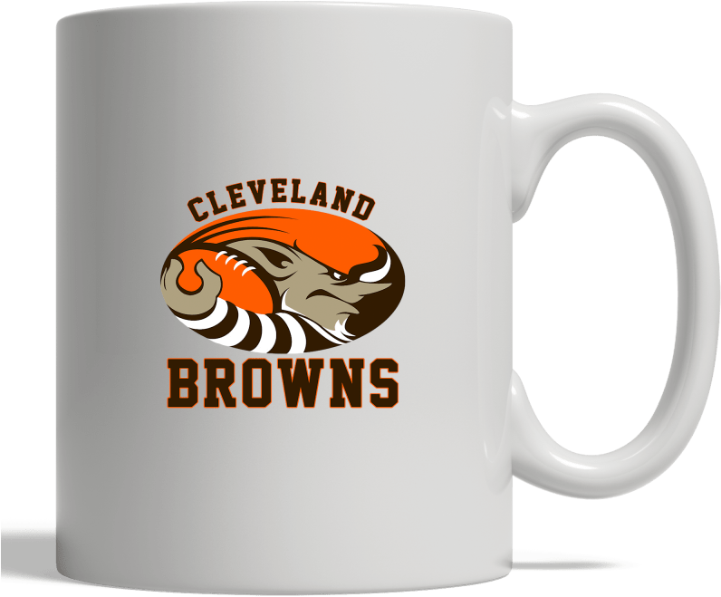 Kansas City Cleveland Browns Mug - Cleveland Browns Clipart (800x800), Png Download