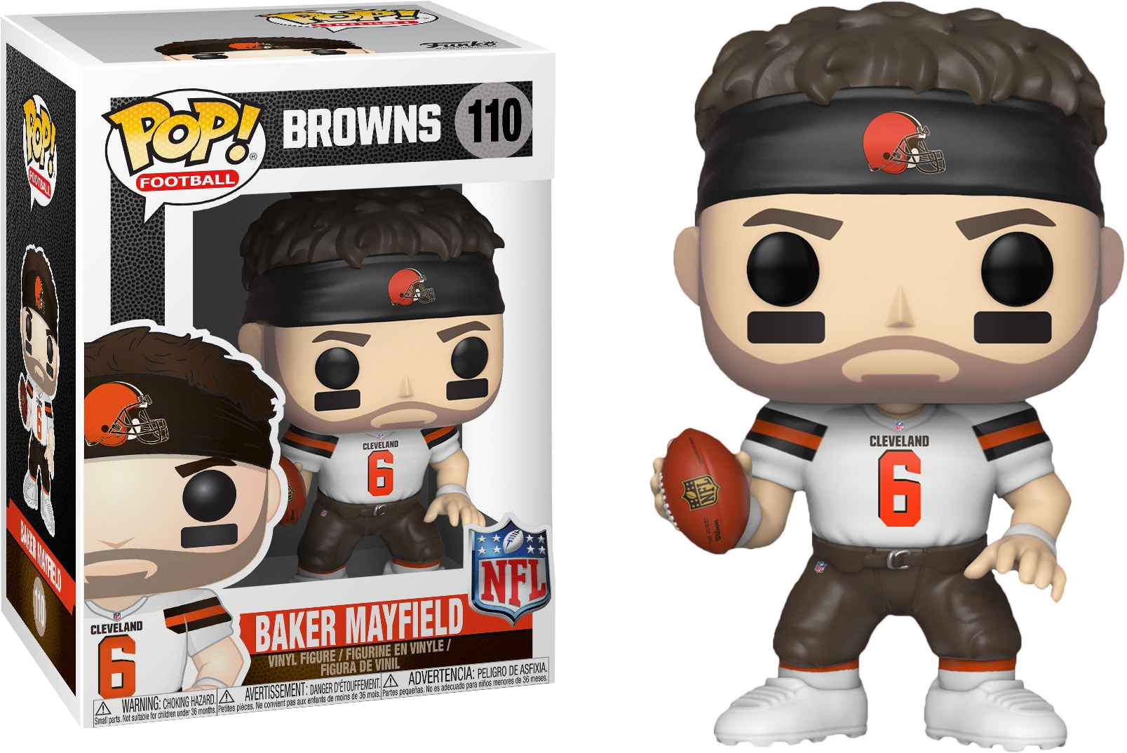Nfl - Baker Mayfield Pop Clipart (1607x1074), Png Download