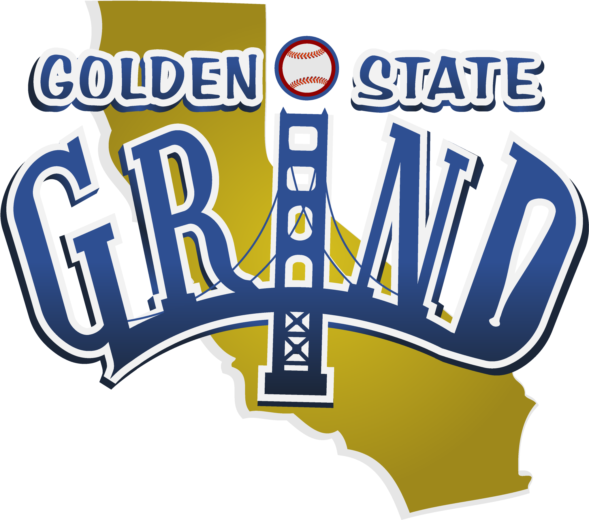 Golden State Grind - Graphic Design Clipart (3333x2500), Png Download