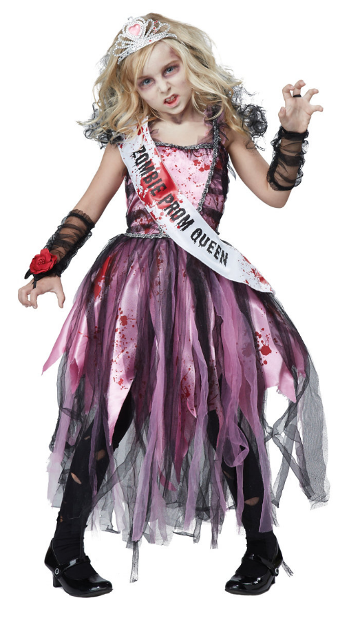 Halloween Zombie Costumes For Girls Clipart (1440x900), Png Download