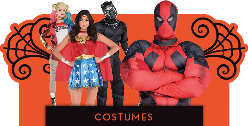 Top 10 Knock Off Halloween Costumes - Halloween Clipart (992x555), Png Download