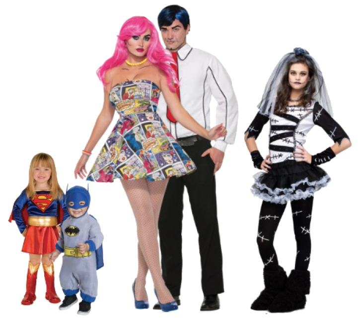 Halloween Costume Png Transparent File - Comic Girl Pop Art Costume Clipart (776x686), Png Download