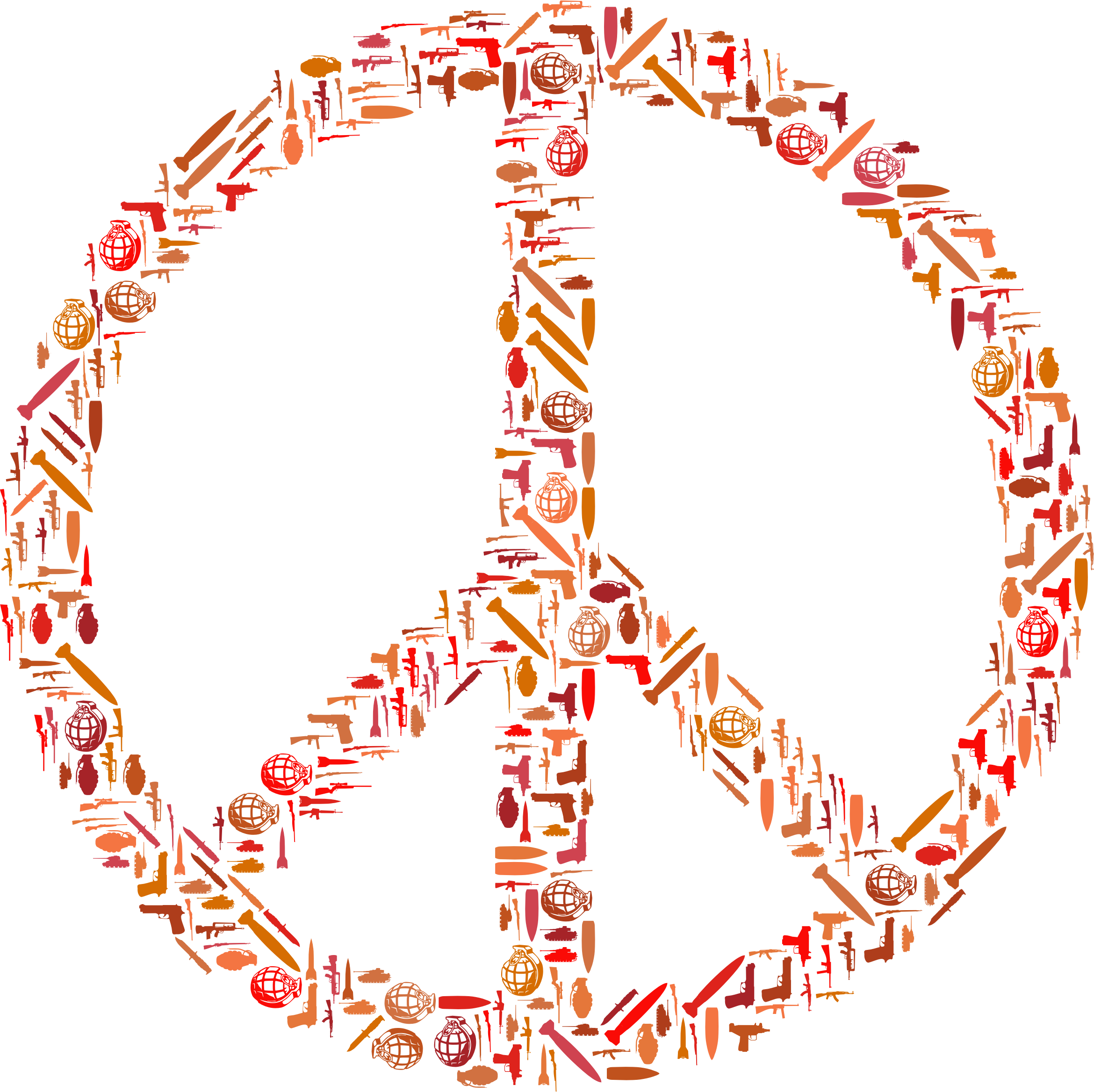 This Free Icons Png Design Of Give War A Chance No - War And Peace Drawings Clipart (2340x2336), Png Download