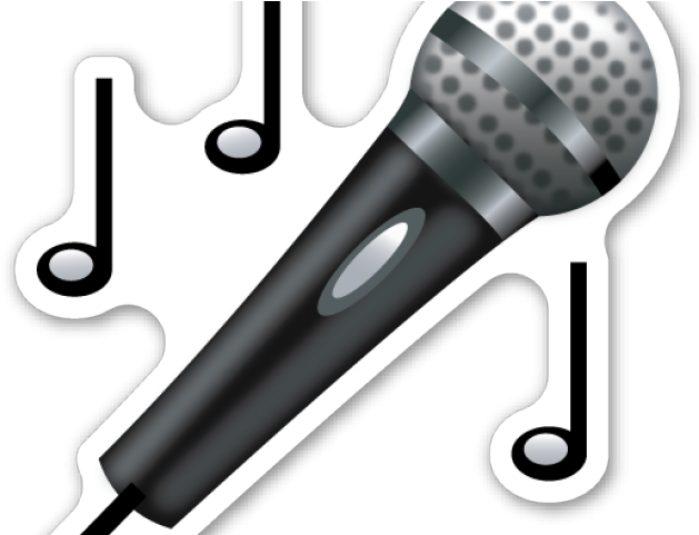 Microphone Clipart Emoji - Microphone Emoji Png Transparent Png (640x480), Png Download