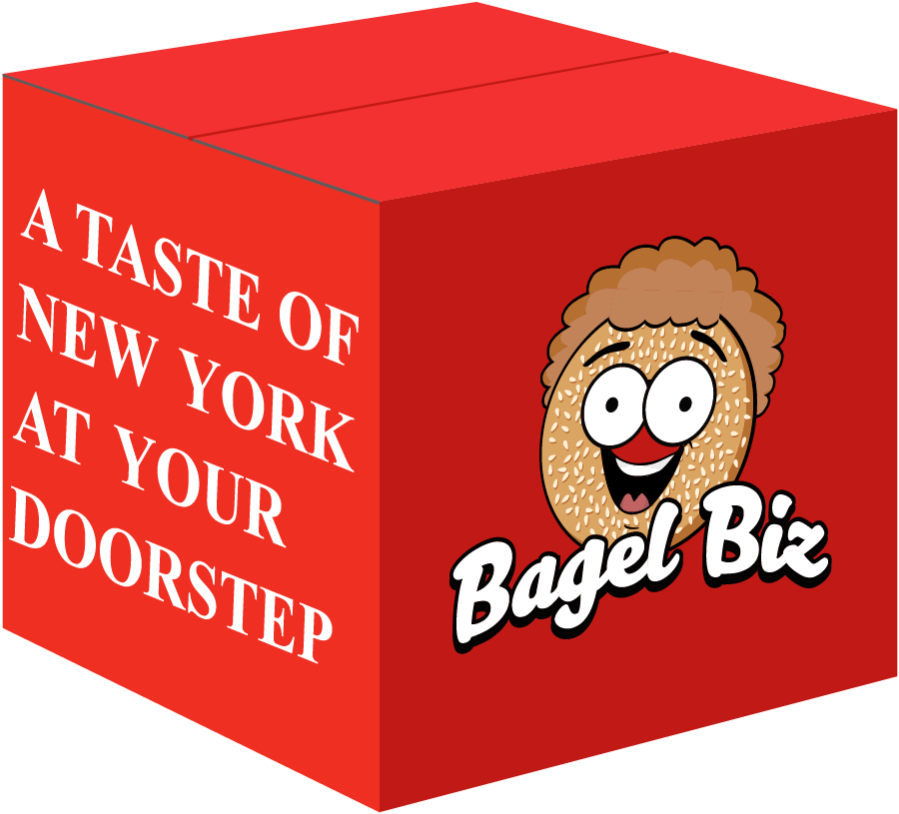 Bagel Biz Iconic Red Box - Cartoon Clipart (1028x1028), Png Download