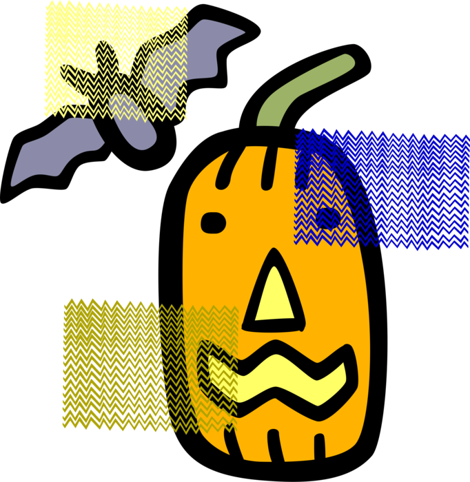 Vector Illustration Of Halloween Trick Or Treat Jack Clipart (682x700), Png Download