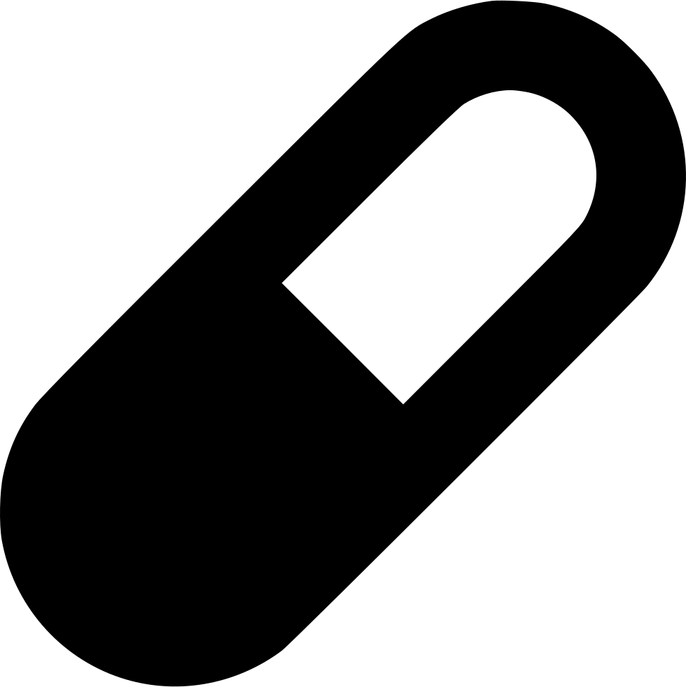 Pill Svg Clipart (980x982), Png Download