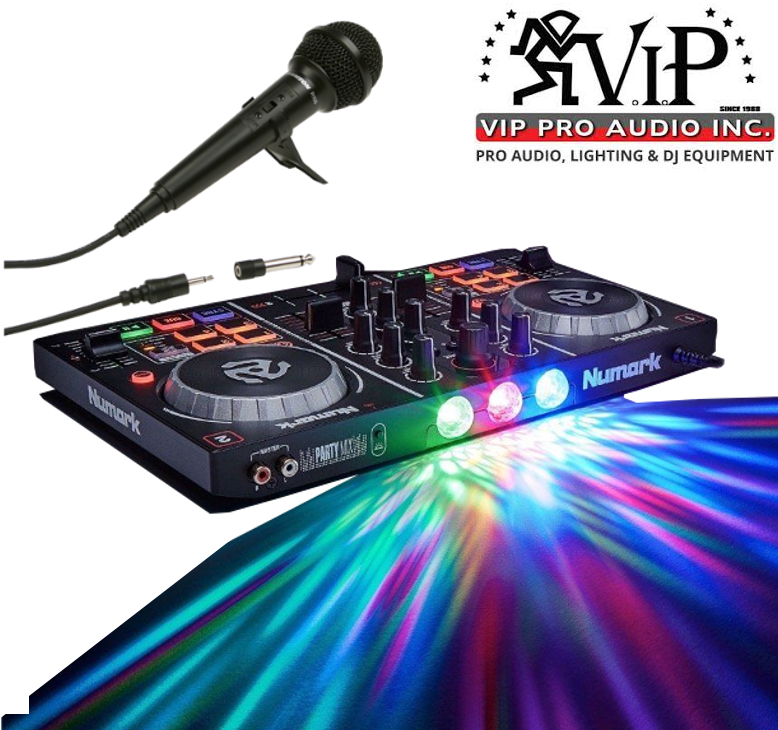 Details About Numark Party Mix Dj Controller W/ Built-in - Numark Party Mix Manual Clipart (778x730), Png Download