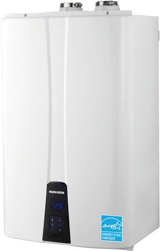 Navien Tankless Water Heater In Gas - Water Cooler Clipart (600x525), Png Download