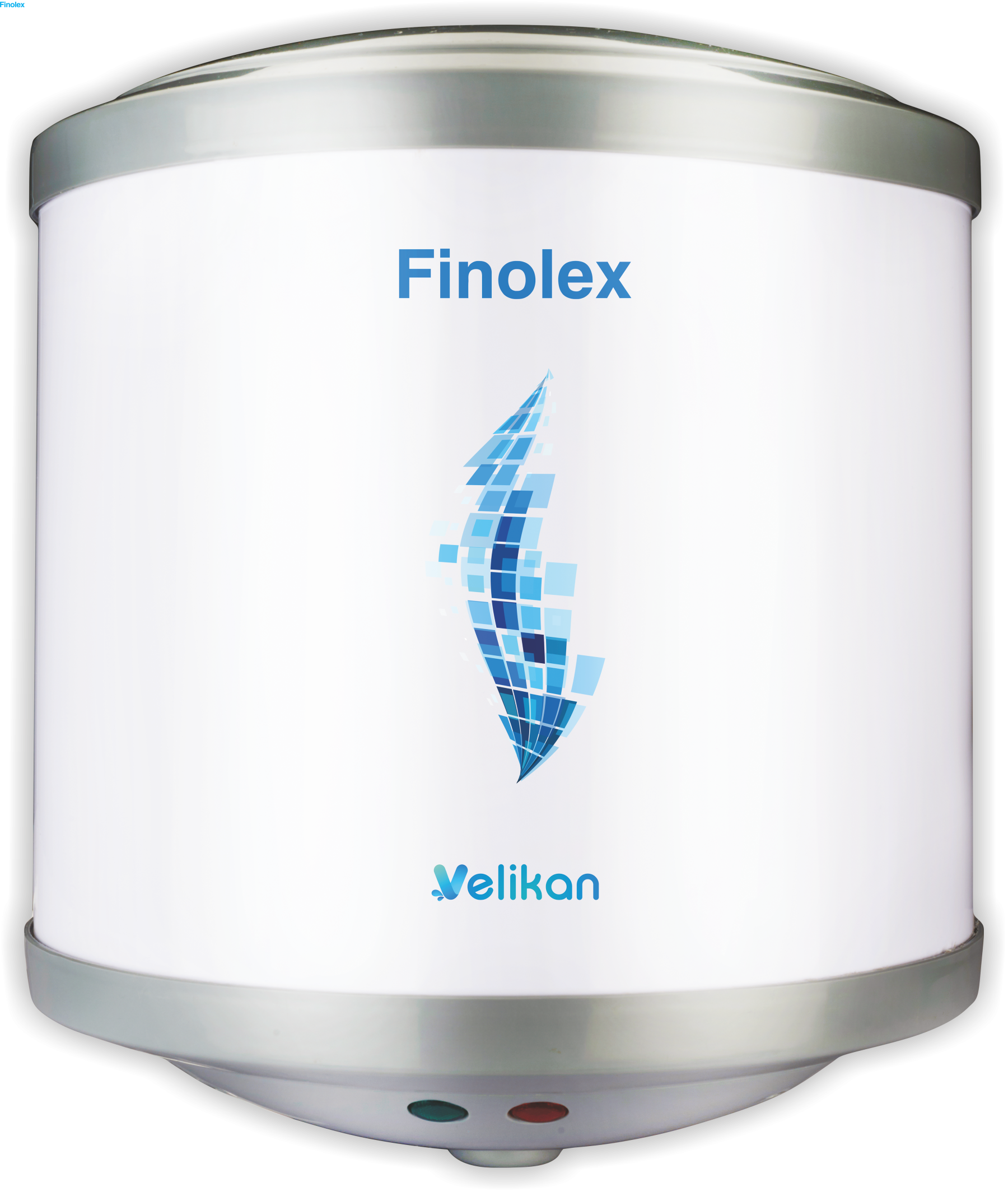 Finolex Storage Water Heater Velikan White 15 Ltr 2kw Clipart (1800x2128), Png Download