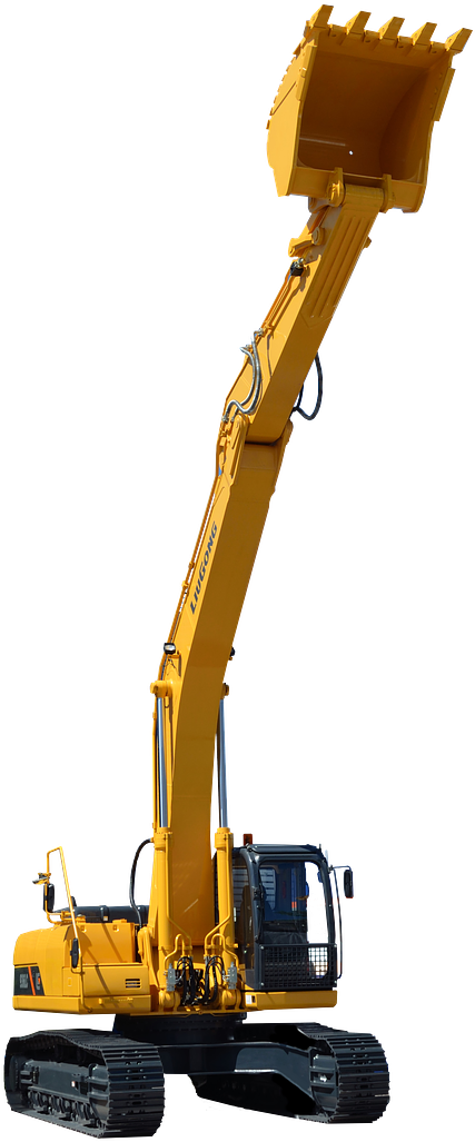 Gambar Excavator Clipart (848x1280), Png Download