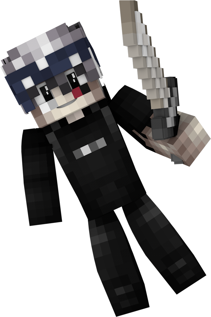 Etc - Minecraft Skin Render Png Clipart (1920x1080), Png Download