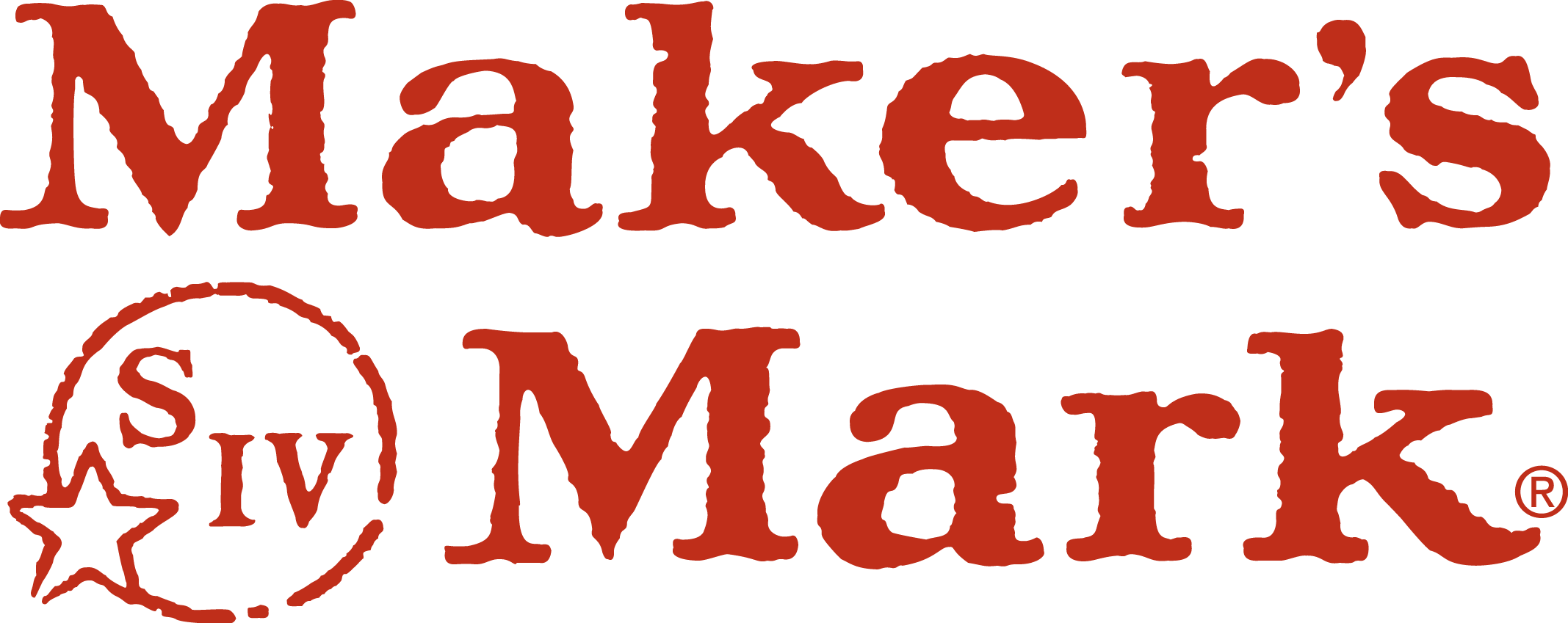 Maker's Mark - Maker's Mark Bourbon Logo Clipart (2135x849), Png Download