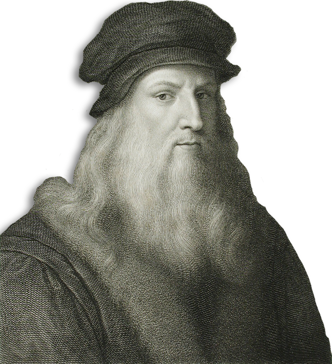 Leonardo Da Vinci Png - Leonardo Da Vinci Clipart (681x746), Png Download