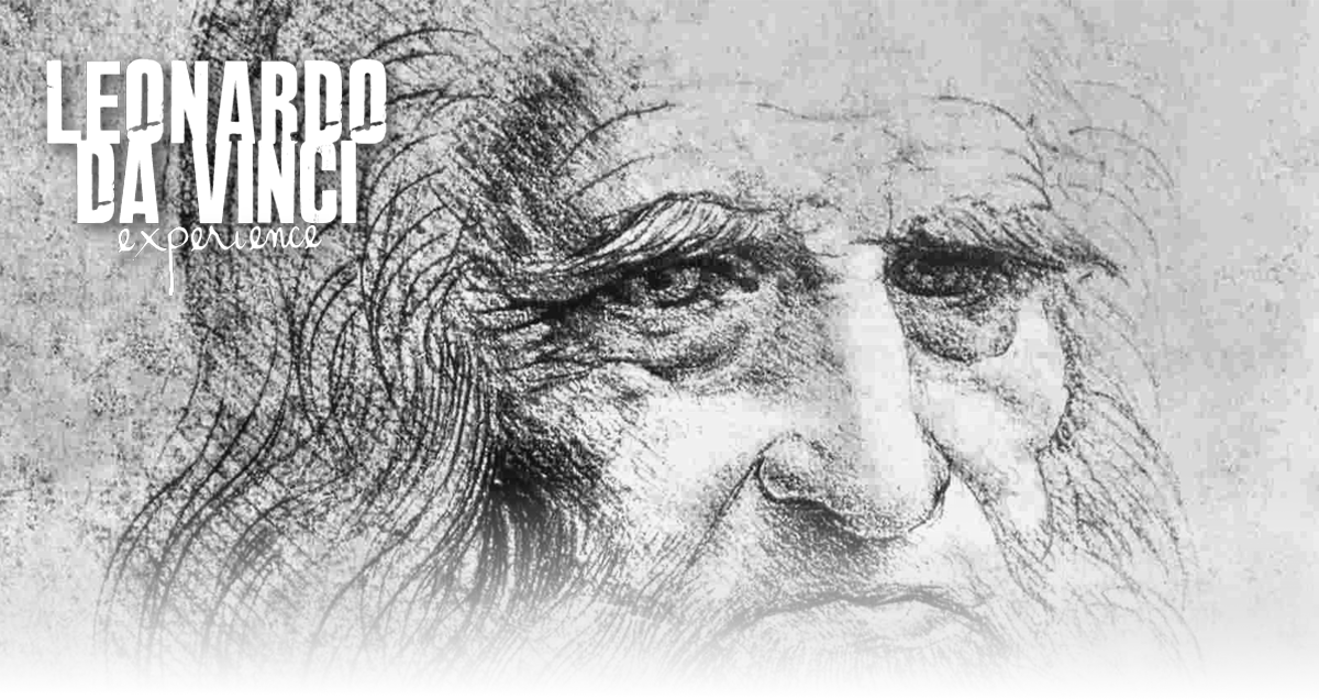 Leonardo-4 - Leonardo Da Vinci Self Portrait Clipart (1200x637), Png Download