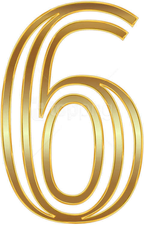 Free Png Download Number Six Gold Clipart Png Photo - Circle Transparent Png (480x747), Png Download
