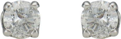 14k White Gold - Silver Clipart (1000x750), Png Download