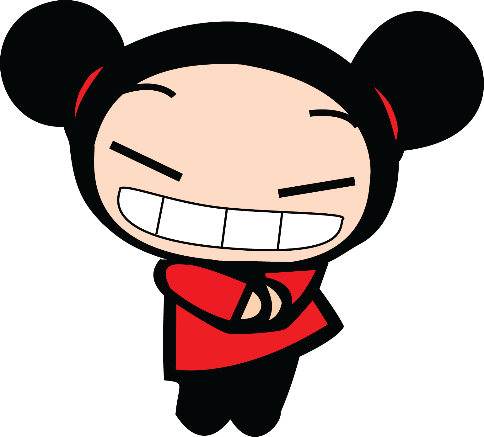 Pucca Sonriente Y Feliz Imagenes - Pucca Pucca Clipart (1542x1393), Png Download