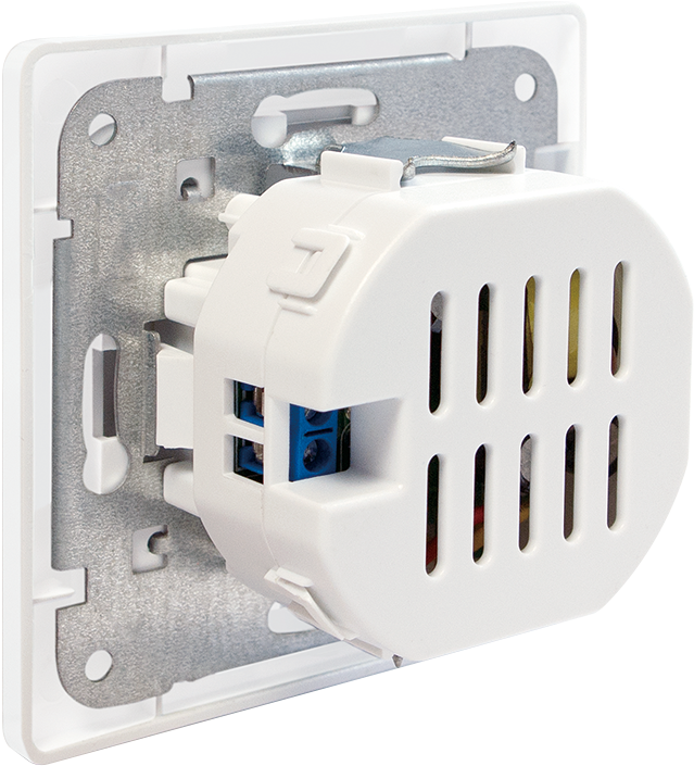 2-port Usb Wall Outlet - Electrical Connector Clipart (800x800), Png Download