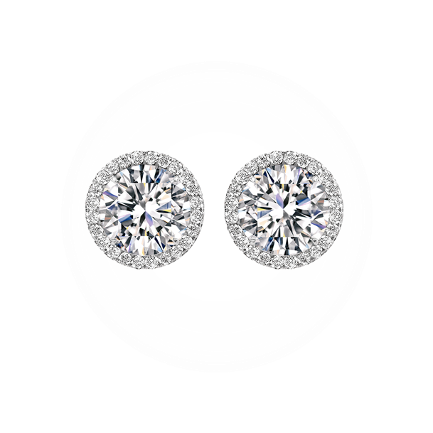 Centre Of My Universe™ Stud Earrings - Diamond Clipart (640x640), Png Download