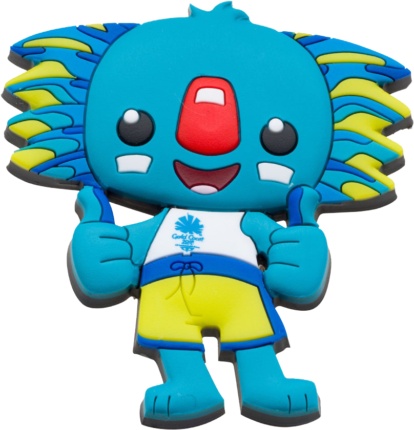 2018 Commonwealth Games Cute Mascot Png - Mascot Of 2018 Commonwealth Games Clipart (1000x1000), Png Download