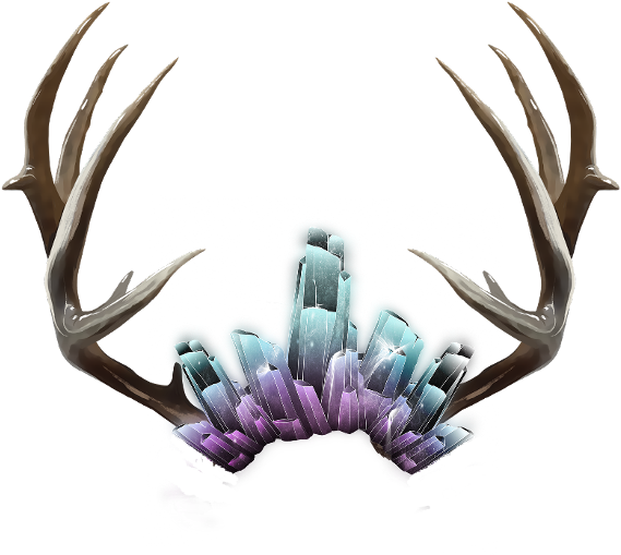 Cuernos Sticker - Reindeer Clipart (1024x1024), Png Download