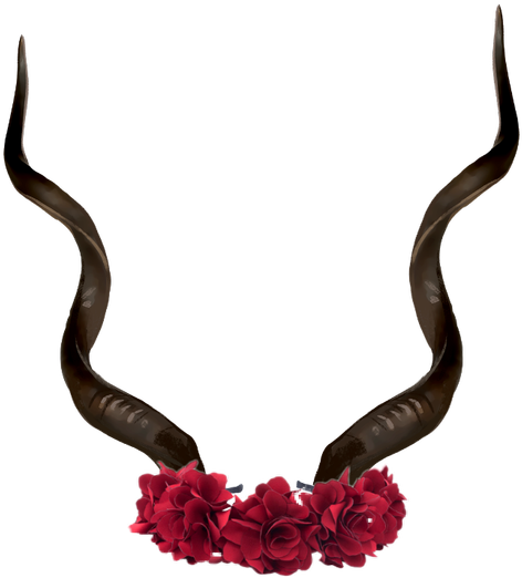 #cuernos #flores @brian Galaxy - Deer Clipart (1024x1024), Png Download