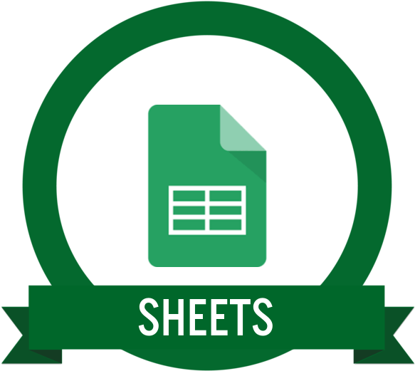 Google Sheets Badge - Green Belt Icon Clipart (600x600), Png Download