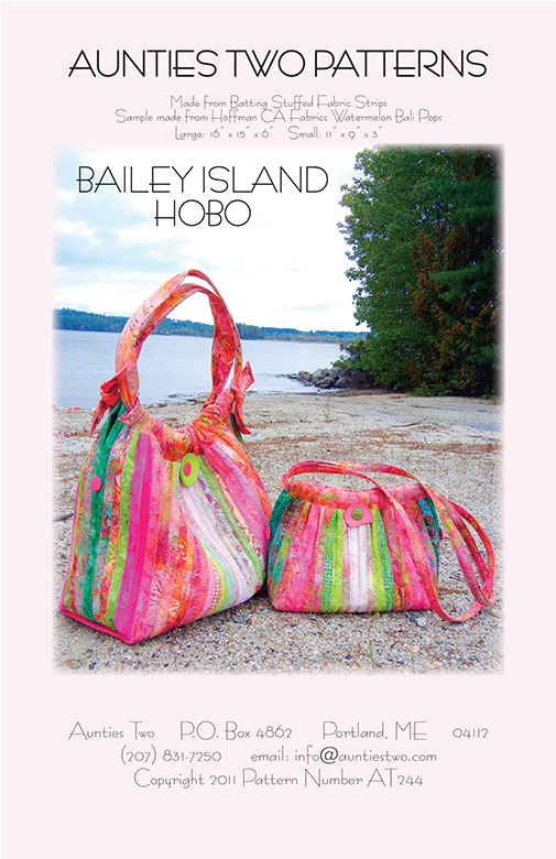 At244 Bailey Island Hobo - Bailey Island Hobo Bag Pattern Clipart (1170x779), Png Download