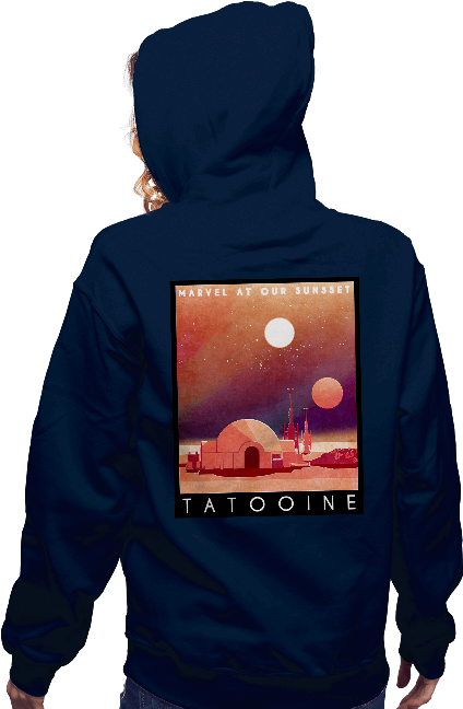Visit Tatooine - Hoodie Clipart (650x650), Png Download