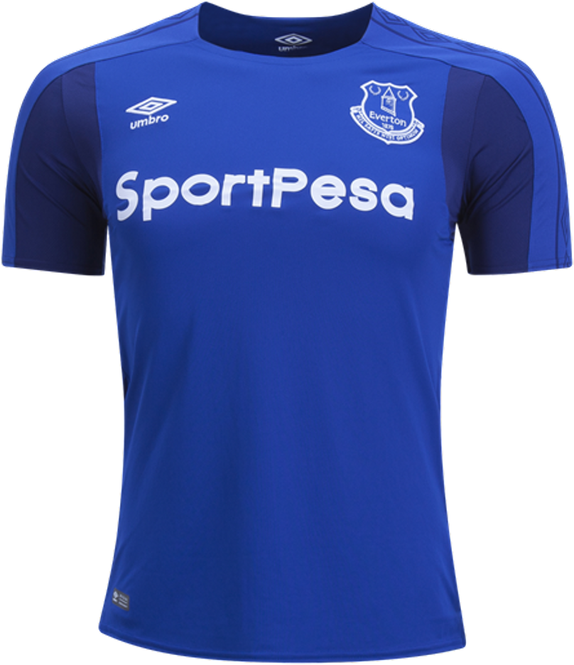 Umbro Everton Home Jersey - Dodger Shirts Clipart (1000x1000), Png Download