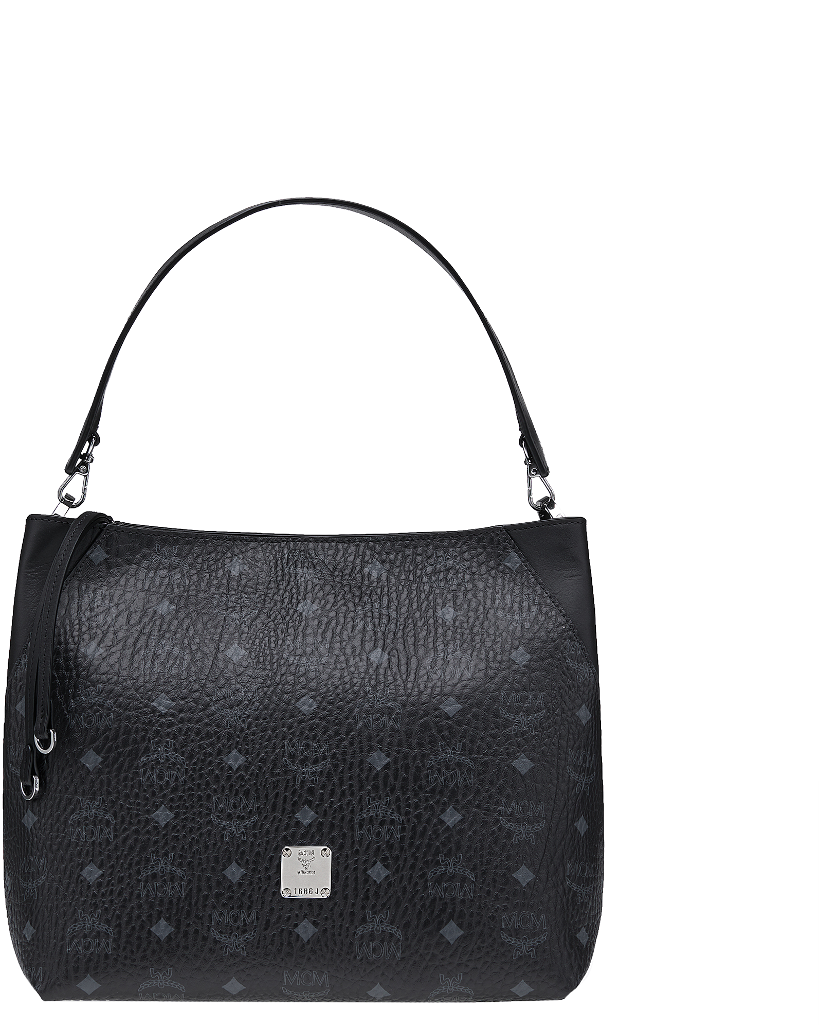 Mcm Klara Hobo In Visetos - Shoulder Bag Clipart (2000x2164), Png Download