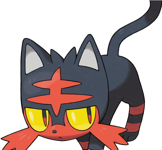 Pokemon Clipart Litten - Mukuro Pokemon Sun And Moon - Png Download (640x480), Png Download