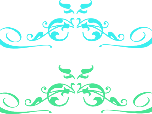 Flourish Clipart Top Border - Decorative Elements Clip Art - Png Download (640x480), Png Download