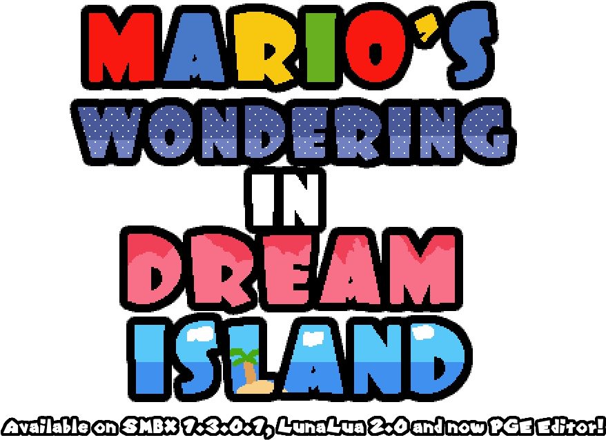 Mario's Wondering At Dream Island Clipart (903x659), Png Download