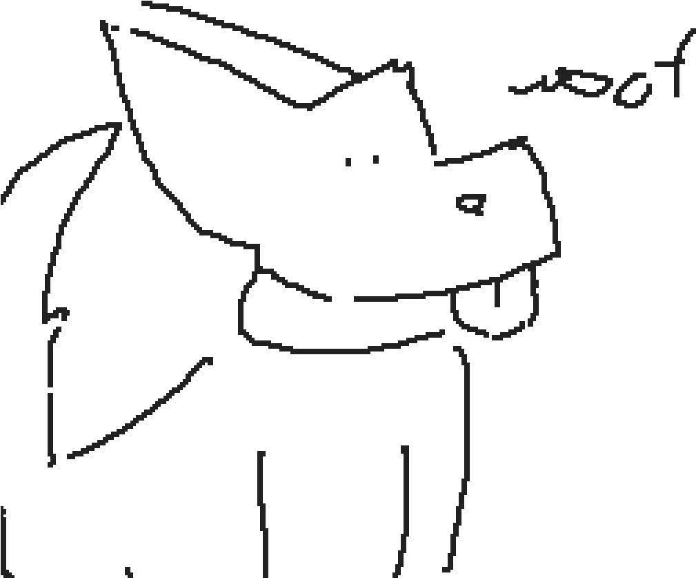 Doodle - Line Art Clipart (1024x1024), Png Download