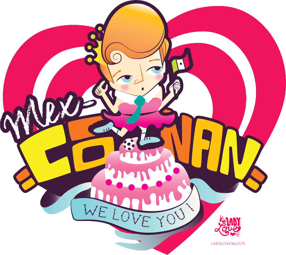 Mex-conan - " Clipart (1000x891), Png Download