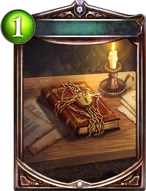 Sealed Tome - Sealed Tome Shadowverse Clipart (536x698), Png Download