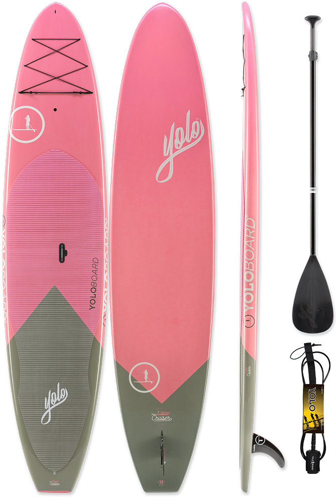 Yolo 12' Coastal Cruiser Stand Up Paddleboard - Standup Paddleboarding Clipart (718x1000), Png Download