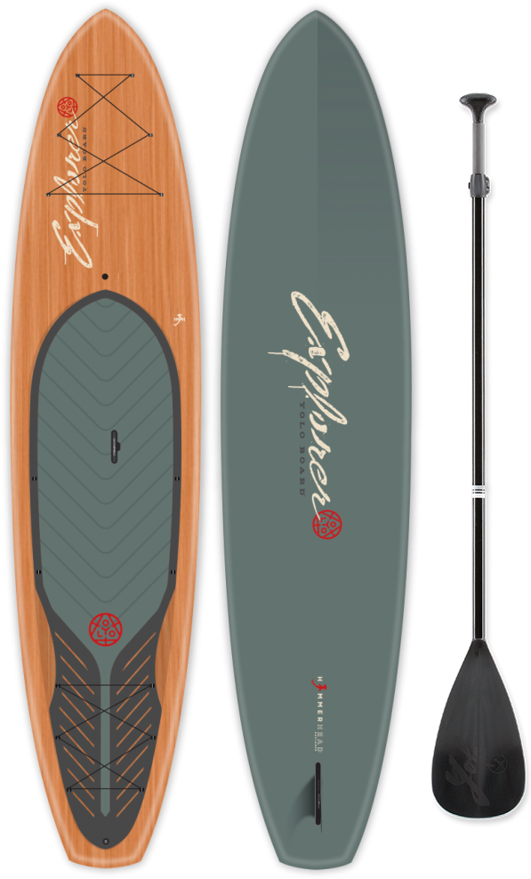 12' Hammerhead Explorer - Surfboard Clipart (663x1023), Png Download