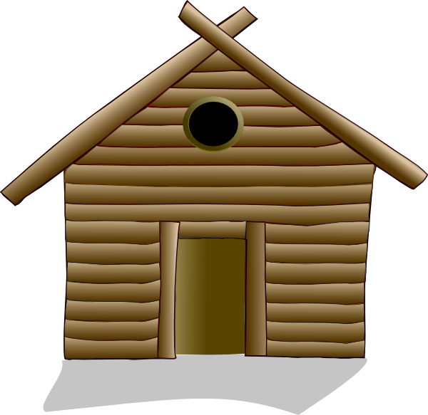 Brown Building Svg Clip Arts 600 X 583 Px - Lodge Clipart - Png Download (600x583), Png Download
