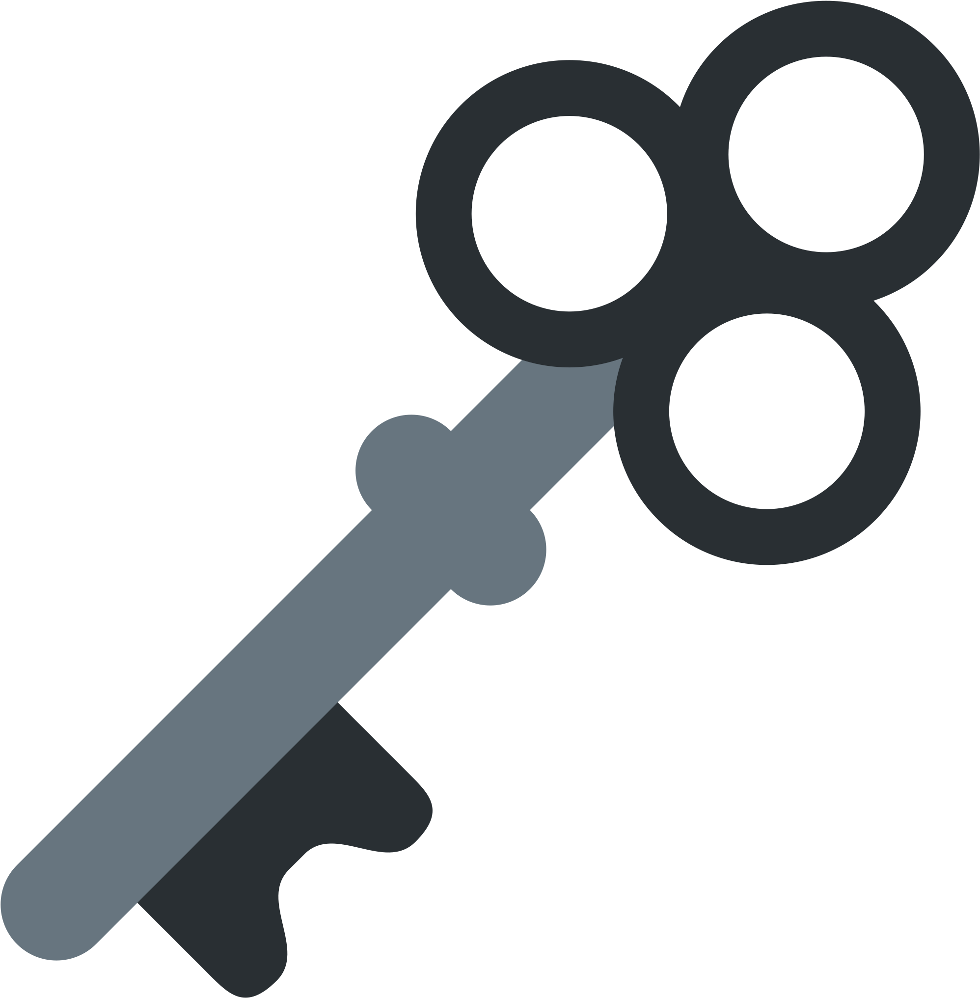 Old Key - Emoji De Una Llave Clipart (2048x2048), Png Download