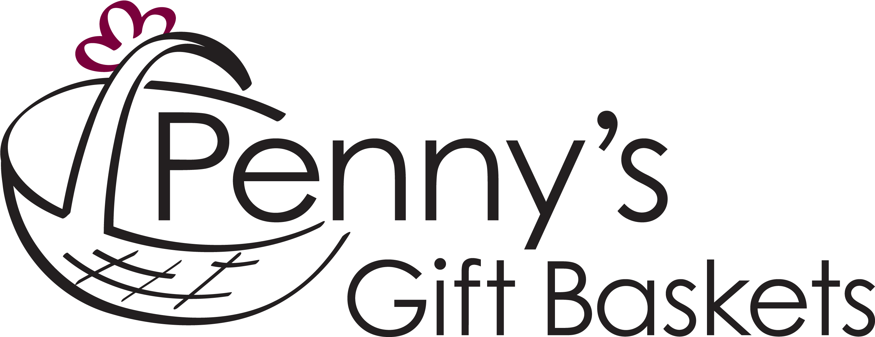 All Gifts Ordered From Penny's Gift Baskets, Are Covered - Calligraphy Clipart (2786x1075), Png Download