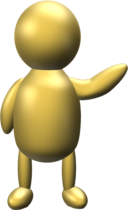 Pointing Person - Cartoon Clipart (1024x768), Png Download