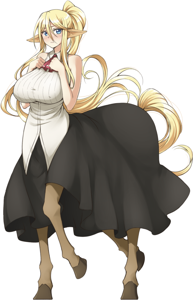 I Actually Think She Looks Like A Human Version Of - Monster Musume Cent Clipart (751x1063), Png Download