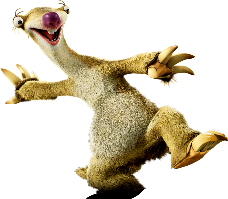 A Era Do Gelo Em Png - Ice Age Sid Clipart (1013x848), Png Download