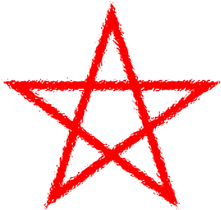 Pentacle Png - Estrela De Davi Com Circulo Clipart (894x894), Png Download