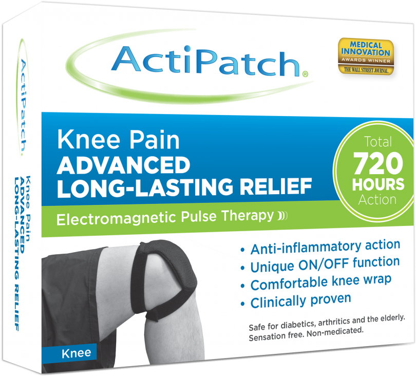 Actipatch Knee Box 3d 2015 Png - Actipatch Back Pain Relief Clipart (1024x1019), Png Download